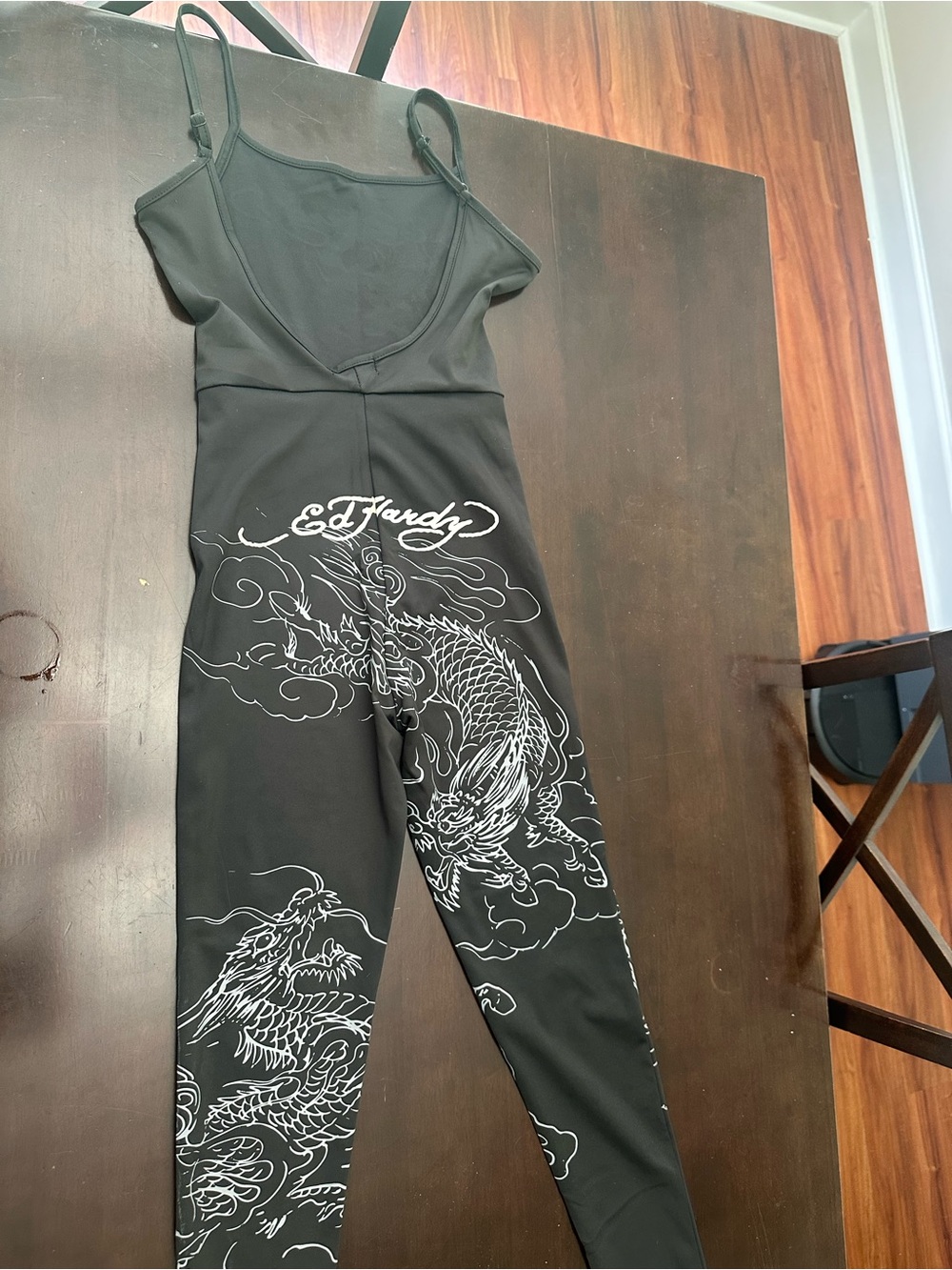 Ed Hardy Black Dragon Graphic Jumpsuit - Picture 5 of 8